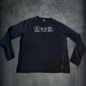 Express Men's Black Crewneck Sweatshirt